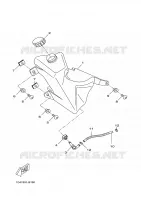 RESERVOIR D'HUILE pour Yamaha DT50R X-LIMIT ENDURO de 2003