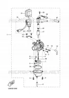 CARBURATEUR pour Yamaha YH50 de 2003