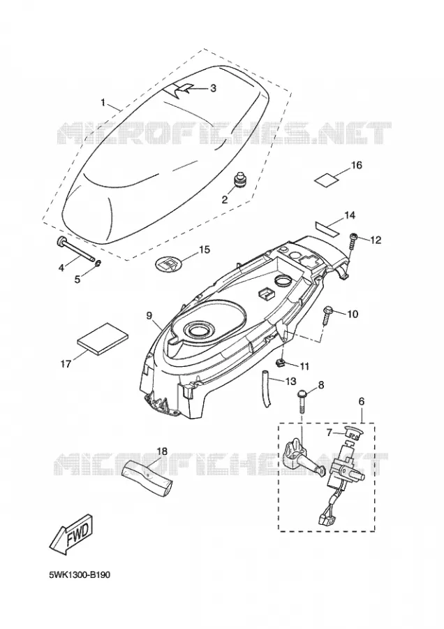 SELLE Yamaha SCOOTER 50 2003 STUNT  EW50 STUNT
