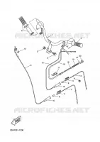 GUIDON ET CABLES pour Yamaha CW50RS de 2003