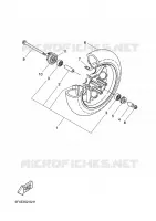 ROUE AVANT pour Yamaha CW50RS de 2003