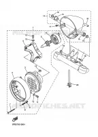 PHARE  pour Yamaha XVS1100 de 2003