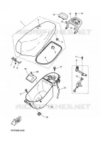 SELLE / PORTE BAGAGES pour Yamaha CW50RS de 2002