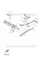 ARBRE A CAMES / CHAINE DE DISTRIBUTION pour Yamaha XQ150 de 2002