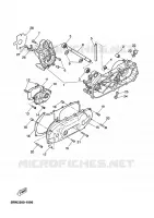 CARTER MOTEUR pour Yamaha CS50Z MACH G LIQUIDE de 2002