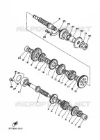 TRANSMISSION pour Yamaha DT125 de 2002
