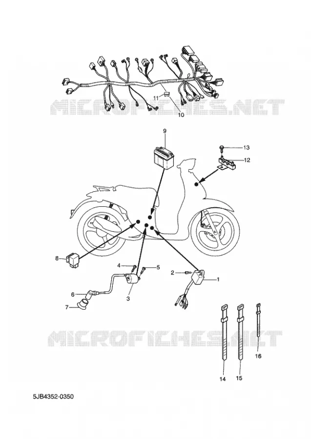 ELECTRIQUE 2 Yamaha SCOOTER 50 2002 FLIPPER  YH50 FLIPPER