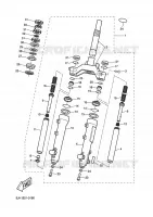 FOURCHE pour Yamaha EW50 de 2002