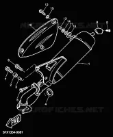 ECHAPPEMENT pour Yamaha CW50RS de 2001