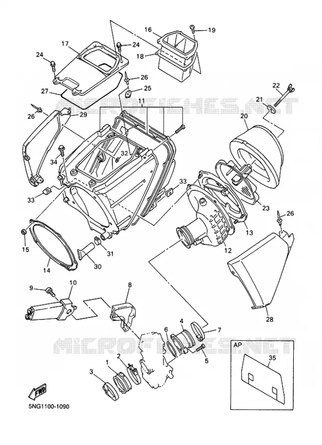 ADMISSION Yamaha MOTO 250 2001 WRF  WR250F
