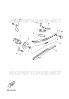 ARBRE A CAMES / CHAINE DE DISTRIBUTION pour Yamaha XQ150 de 2001