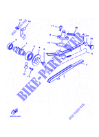 ARBRE A CAMES / CHAINE DE DISTRIBUTION pour Yamaha YP125E de 2000