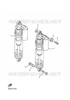 AMORTISSEUR ARRIERE pour Yamaha XJR1300SP de 2000