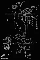 COMPTEUR  pour Yamaha TZR50R de 2000