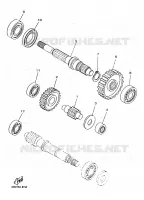 TRANSMISSION pour Yamaha YP125E de 2000