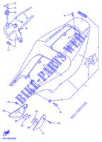 COUVERCLE LATERAL pour Yamaha YZF-R1 de 2000