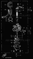 CARBURATEUR pour Yamaha YH50 de 2000