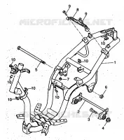CADRE pour Yamaha YH50 de 1999
