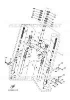 FOURCHE pour Yamaha YW100 de 1999