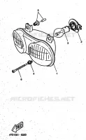 PHARE  pour Yamaha CW50RSP de 1999