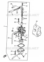CARBURATEUR pour Yamaha BOOSTER TRACK de 1998