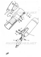 ECHAPPEMENT pour Yamaha BOOSTER TRACK de 1998