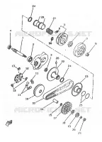 EMBRAYAGE DE DEMARREUR pour Yamaha BOOSTER TRACK de 1998