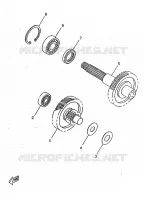 TRANSMISSION pour Yamaha BOOSTER TRACK de 1998