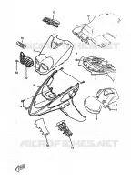 GARDE BOUE pour Yamaha BOOSTER TRACK de 1998