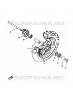 ROUE AVANT pour Yamaha BOOSTER TRACK de 1998
