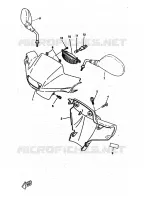 CARENAGE 1 pour Yamaha BOOSTER TRACK de 1998
