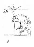 COMMODO / LEVIER pour Yamaha BOOSTER TRACK de 1998