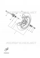 ROUE AVANT pour Yamaha BOOSTER NEXT GENERATION de 2004