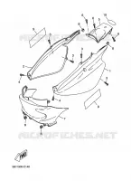 COUVERCLE LATERAL pour Yamaha CW50RS de 2005