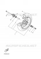 ROUE AVANT pour Yamaha CW50RS de 2005