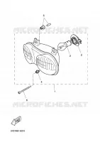 PHARE  pour Yamaha CW50RSP de 2005