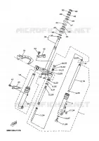 FOURCHE pour Yamaha YN50 de 2006