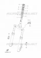 DIRECTION pour Yamaha BOOSTER SPIRIT de 2008