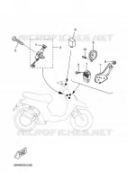 PARTIE ELECTRIQUE 1 pour Yamaha BOOSTER SPIRIT de 2008