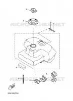 RESERVOIR D'HUILE pour Yamaha BOOSTER SPIRIT de 2008