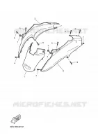 COUVERCLE LATERAL pour Yamaha FLIPPER LIGHT de 2004