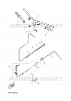 GUIDON ET CABLES pour Yamaha FLIPPER LIGHT de 2004