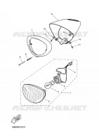 PHARE  pour Yamaha FLIPPER LIGHT de 2004