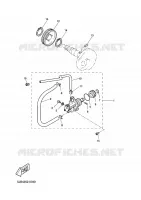 POMPE A HUILE pour Yamaha FLIPPER LIGHT de 2004