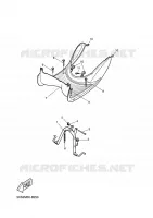 SUPPORT / REPOSE PIEDS pour Yamaha FLIPPER LIGHT de 2004