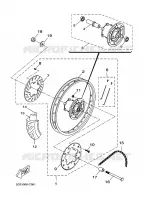 ROUE ARRIERE 2 pour Yamaha X-LIMIT ENDURO de 2005