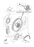 ROUE ARRIERE pour Yamaha X-LIMIT SM de 2005