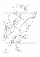 ECHAPPEMENT pour Yamaha YP125E de 2004