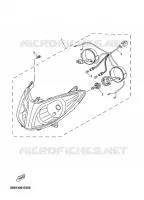 PHARE  pour Yamaha YP125E de 2007
