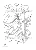 SELLE pour Yamaha YP125E de 2007